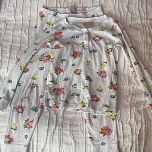 The Beaufort Bonnet Company White Floral Kids Top